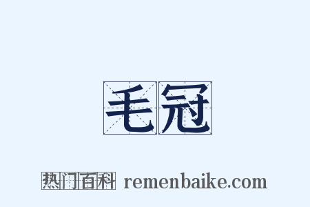 毛冠是什么意思的图片
